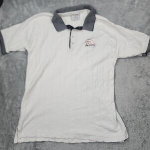 VINTAGE Dale Earnhardt Shirt Polo Mens XL White Black NASCAR Racing Chase 90s